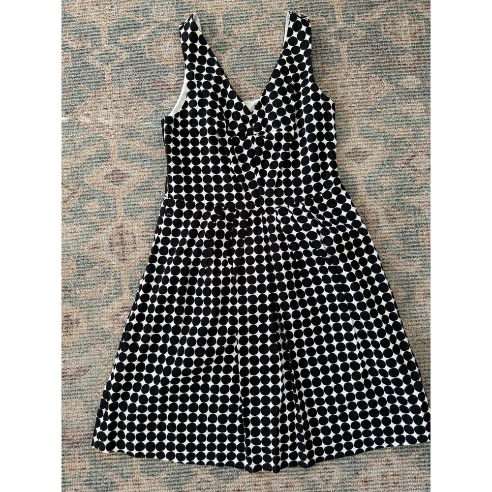 Banana Republic x Marimekko Collection Polka Dot Fit & Flare Dress Size 8